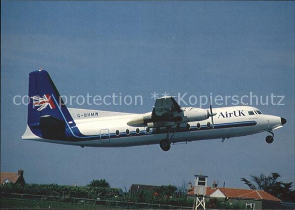 Flugzeuge Zivil Air UK Fokker F27 Mk200 G-BHMW