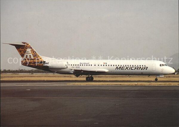 Flugzeuge Zivil Mexicana Fokker 100 XA-SGE