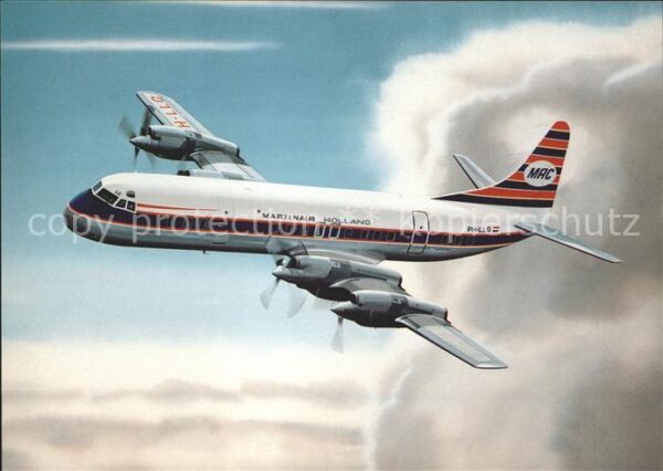 Flugzeuge Zivil Martinair Holland Lockheed L-188C Elect