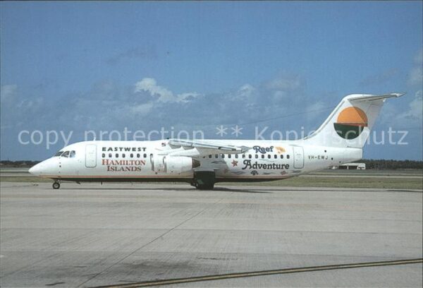 Flugzeuge Zivil Eastwest BAe146-300 VH-EWJ ex G-6-173 c