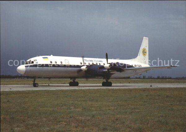 Flugzeuge Zivil Air Ukraine IL18V UR-75475 c/n 18400 74