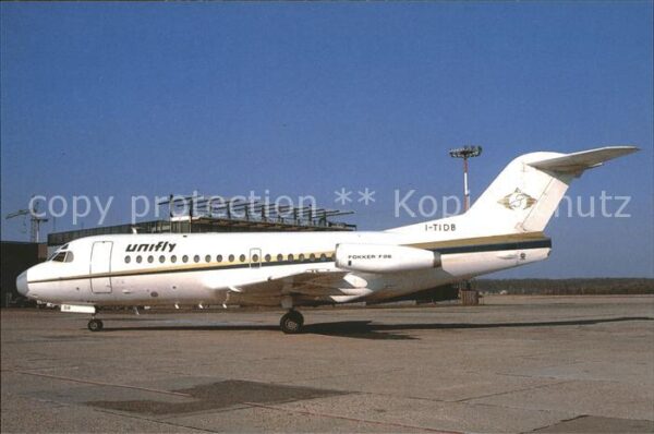 Flugzeuge Zivil Unifly Fokker F28 Mk.1000 I-TIDB c/n 11