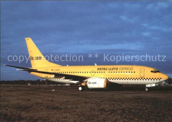 Flugzeuge Zivil Hapag Lloyd Express B737-700 D-AGEP