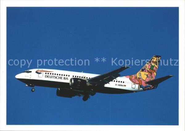 Flugzeuge Zivil Deutsche BA Boeing 737-300 D-ADBA