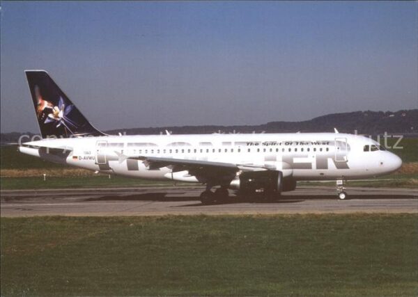 Flugzeuge Zivil The Spirit of the West A319-111 D-AVWU