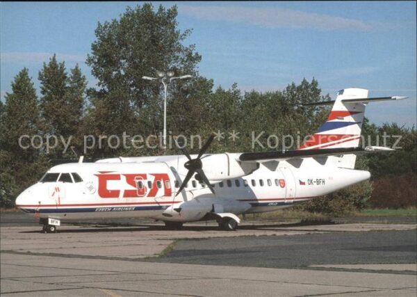 Flugzeuge Zivil CSA Aerospatiale Alenia ATR42-320 OK-BF