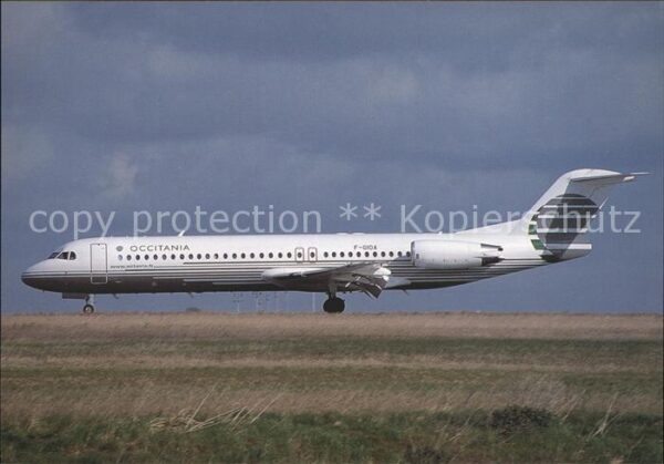 Flugzeuge Zivil Occitania Jet Fleet Fokker 100 F-GIOA c