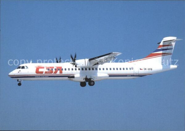 Flugzeuge Zivil CSA Aerospatiale Alenia ATR72-202 OK-XF