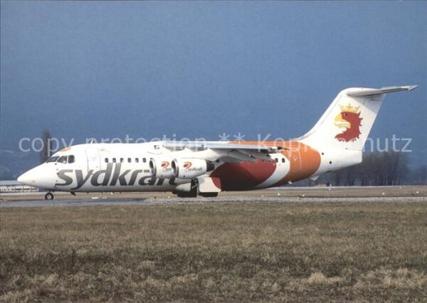 Flugzeuge Zivil Sydkraft BAE 146-200 SE-DRA cn E2115