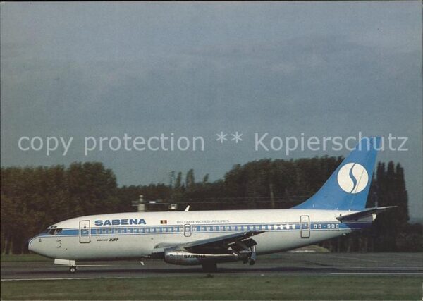 Flugzeuge Zivil Sabena Belgian World Airlines Boeing 73