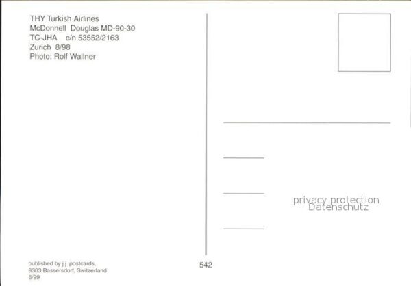 Flugzeuge Zivil THY Turkish Airlines McDonnell Douglas – Bild 2