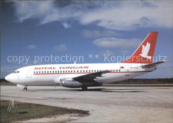 Flugzeuge Zivil Royal Tongan B-737-2Y5 ZK-NAF c/n 23038