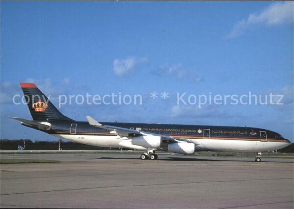 Flugzeuge Zivil Hashemite Kingdom of Jordan A340-211 JY