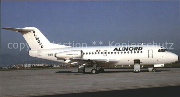 Flugzeuge Zivil Alinord Fokker F28 Mk. 1000 I-TIBB c/n