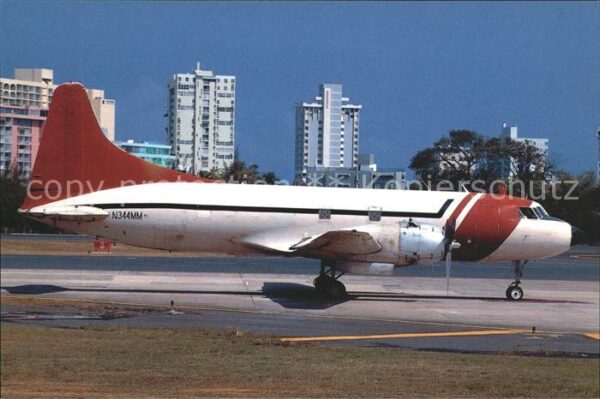 Flugzeuge Zivil Silver Express Convair 240-53 N344MM c/
