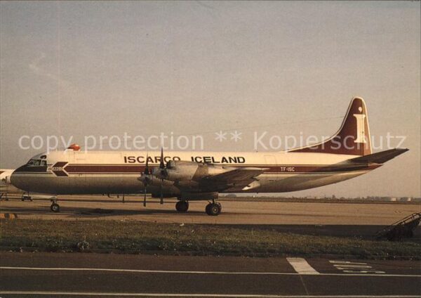 Flugzeuge Zivil Iscargo Iceland Lockheed 188A Electrag
