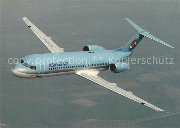 Flugzeuge Zivil Korean Air Fokker 100 HL 7208