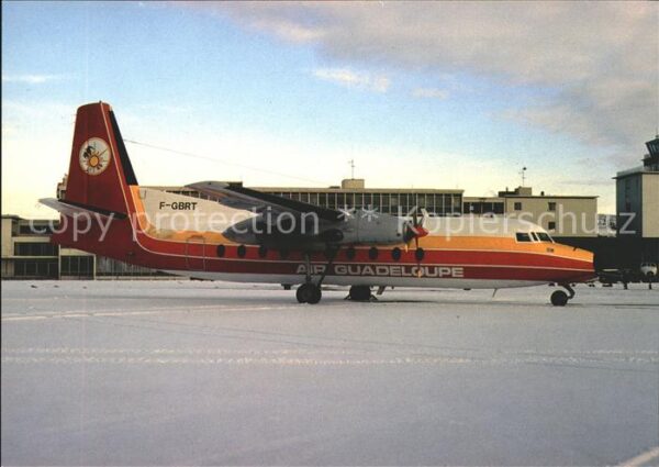 Flugzeuge Zivil Air Guadeloupe Fairchild Ind. F-27J F-G
