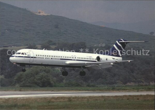Flugzeuge Zivil Compagnie Corse Mediterranee Fokker 100