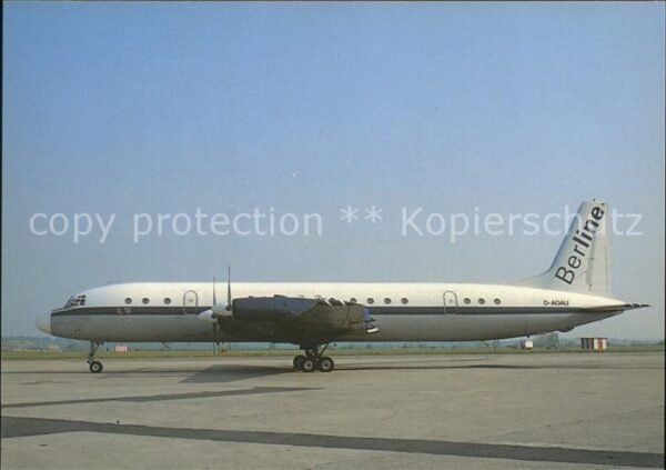 Flugzeuge Zivil Berline Ilyushin IL18D D-AOAU c/n 18801