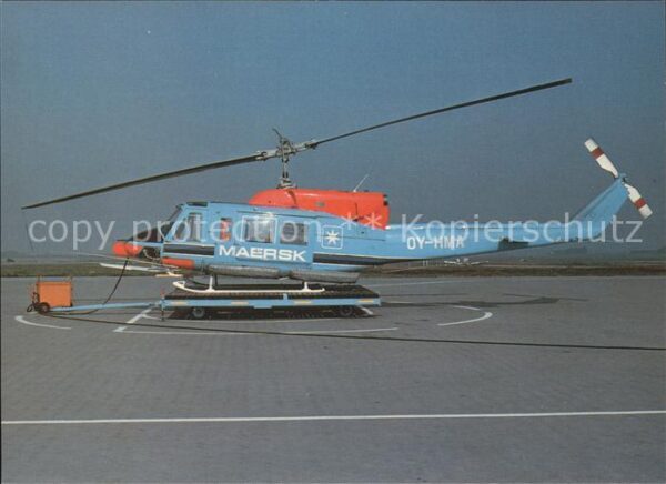 Flugzeuge Zivil Maersk Air Bell 212 OY-HMA