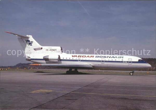 Flugzeuge Zivil Vardar Bosnaair Yakolev 42 D RA-42411 c