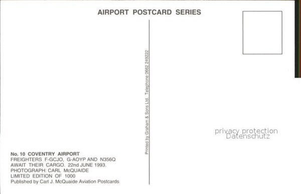 Flughafen Airport Aeroporto Coventry – Bild 2