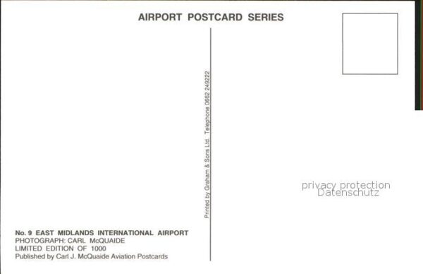Flughafen Airport Aeroporto East Midlands International Airport – Bild 2