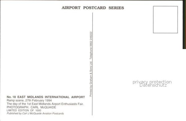 Flughafen Airport Aeroporto East Midlands International Airport – Bild 2