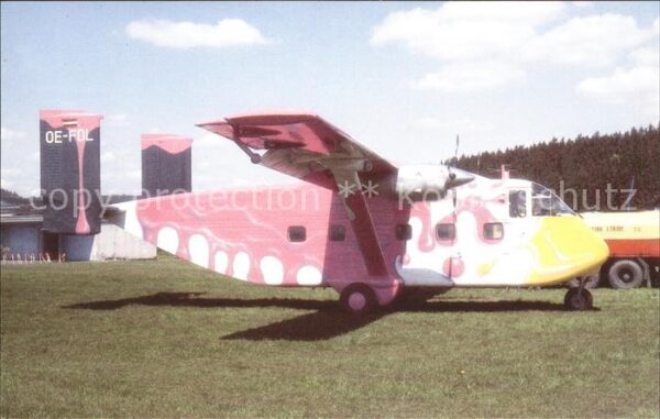 Flugzeuge Zivil Pink Air Services Shorts Skyvan 3 OE-FD