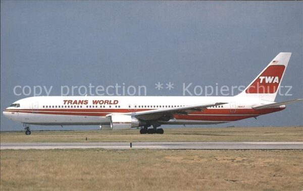 Flugzeuge Zivil TWA Trans World Airlines Boeing B-767-3