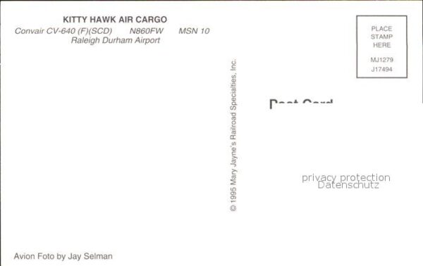 Flugzeuge Zivil Kitty Hawk Air Cargo Convair CV-640 F S – Bild 2