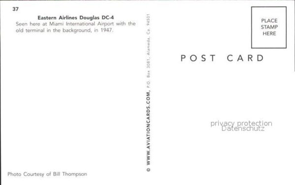 Flugzeuge Zivil Eastern Airlines Douglas DC-4 – Bild 2