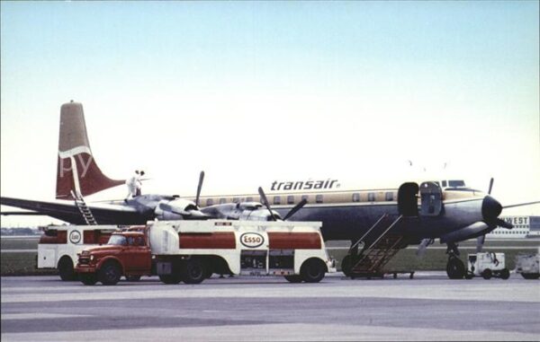 Flugzeuge Zivil Transair Douglas DC-7