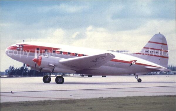 Flugzeuge Zivil Texaco Curtiss C-46 Commando