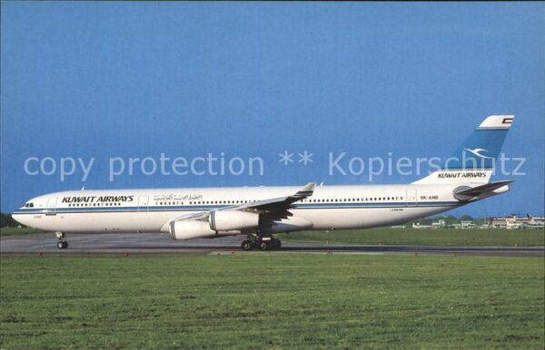 Flugzeuge Zivil Airbus Industrie A340-313 9K-ANB cn 090