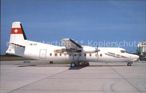 Flugzeuge Zivil Fokker F27 Friendship 500 HB-ISY cn 103