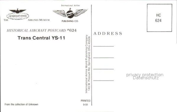 Flugzeuge Zivil Trans Central YS-11 N907TC – Bild 2