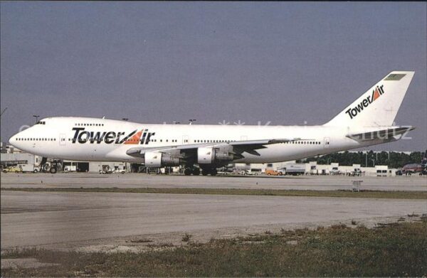 Flugzeuge Zivil Boeing 747-212B c/n 21439 N6186 Tower A