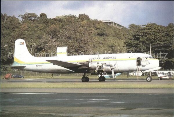 Flugzeuge Zivil Guyana Airways MDC Douglas C-118 A DC 6