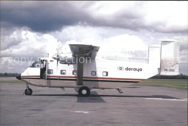 Flugzeuge Zivil Deraya Air Taxi P.T. Shorts Skyvan 3 Va