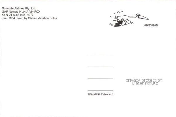 Flugzeuge Zivil Sunsate Airlines Pty. Ltd. GAF Nomad N2 – Bild 2