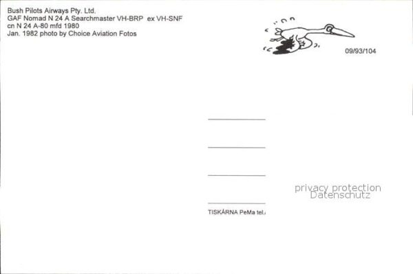 Flugzeuge Zivil Bush Pilots Airways Pty. Ltd. GAF Nomad – Bild 2