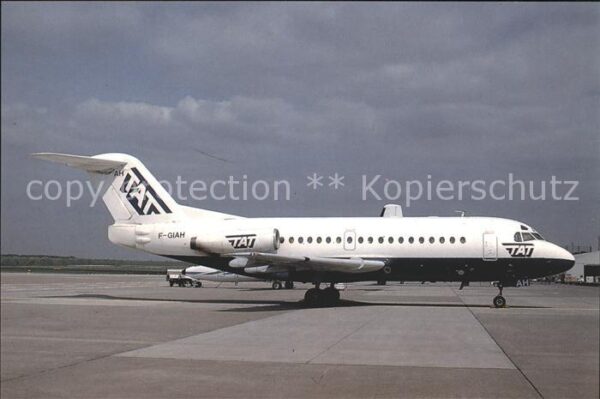 Flugzeuge Zivil Fokker F28 TAT F-GIAH