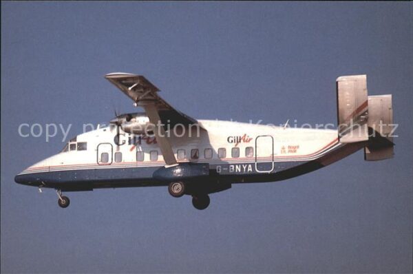 Flugzeuge Zivil Shorts 330 GilAir G-BNYA