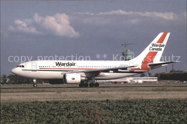 Flugzeuge Zivil Airbus A310 Wardair Canada C-GKWD