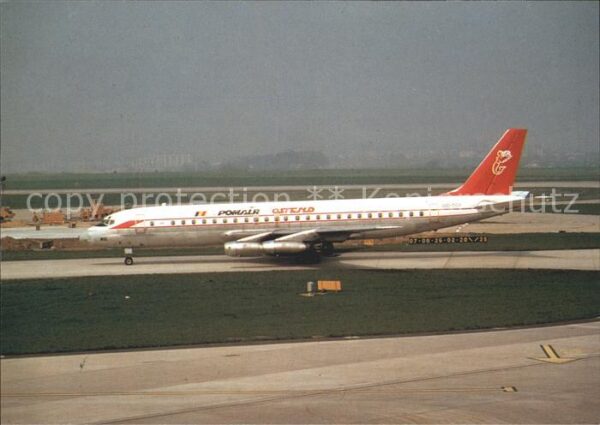 Flugzeuge Zivil Pomair Ostend Douglas DC-8-33 OO-TCP
