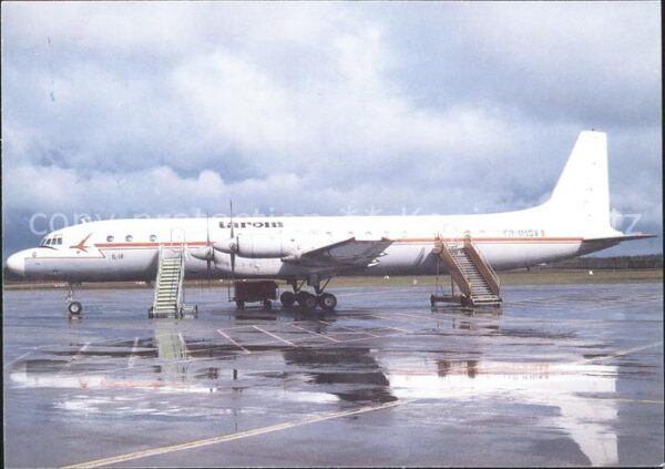 Flugzeuge Zivil Tarom Romania IL18V YR-IMG c/n 18400730