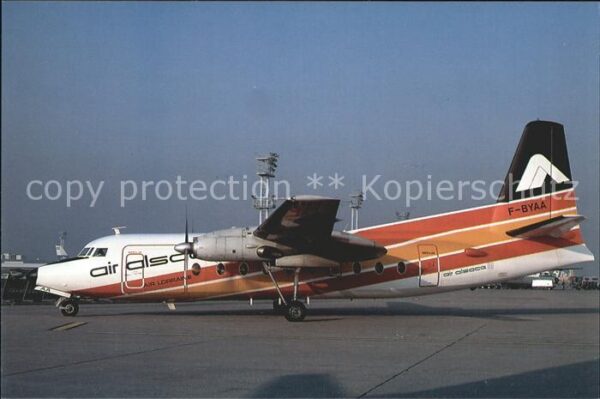 Flugzeuge Zivil Air Alsace F27- Friendship 400 F BYAA c