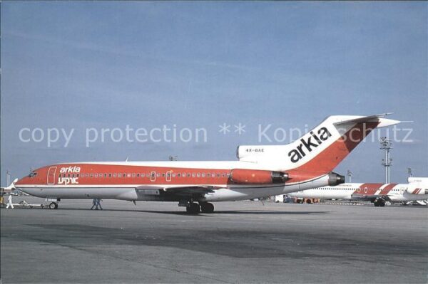 Flugzeuge Zivil Arkia B727-95 4X BAE c/n 19249 Juillet